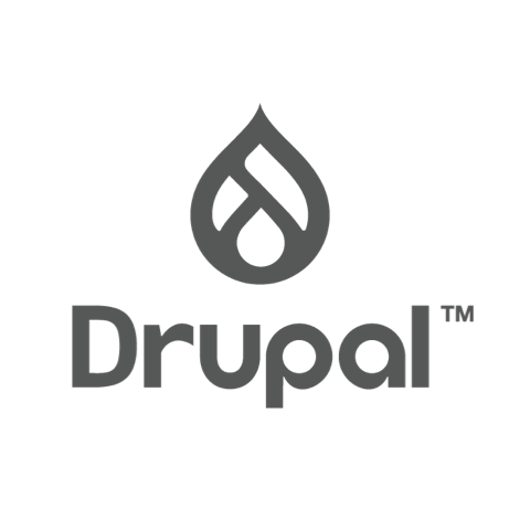 Drupal Logo - öffne externe Webseite drupal.org