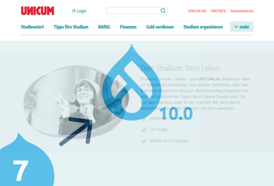 Unicum Update Drupal 7 zu Drupal 10